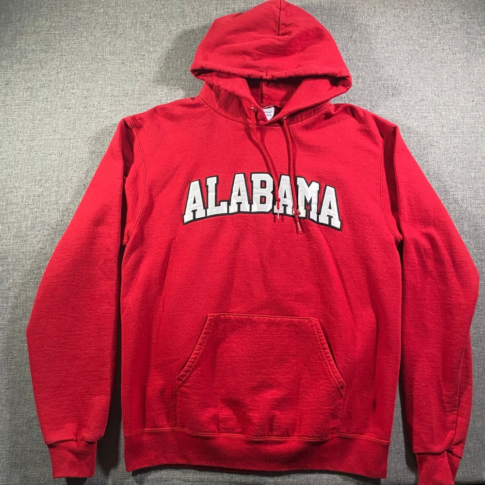 Champion‎ Alabama Crimson Tide Hoodie Red Pullover Athletic Wear Size M